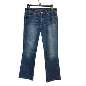 Banana Republic Women's Low Rise Medium Wash Bootcut‎ Blue Denim Jeans Size 28